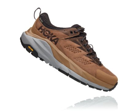 Hoka One One Kaha Low Gore-tex Ženske Trail Tekaški Čevlji Rjava / Črna SI-536408O